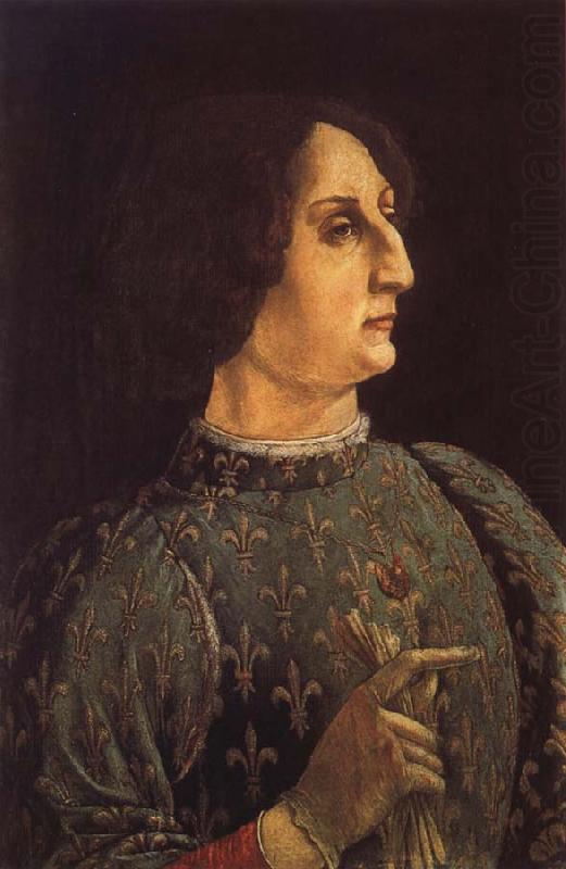 Portrat of Galeas-Maria Sforza, Pollaiuolo, Piero